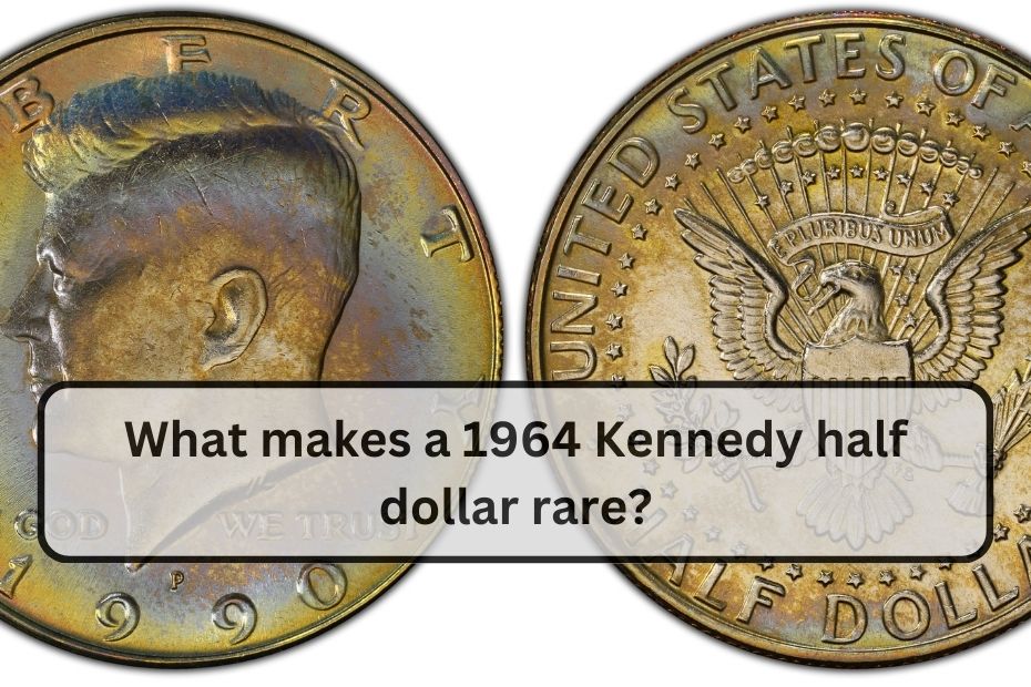 What makes a 1964 Kennedy half dollar rare?